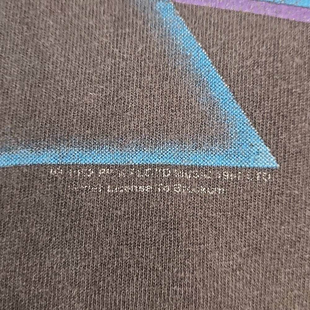 Vintage Pink Floyd Shirt Mens Large Black 1994 Dark Side of The Moon Rock Band - Picture 6 of 9